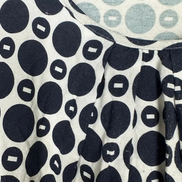 Frank Walter navy/white, lined, short sleeve top. Size 14. - Picture 4 of 7